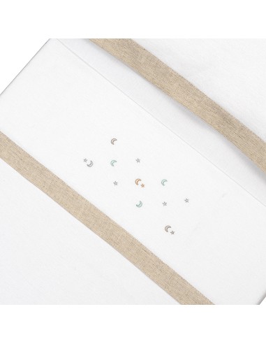 Triptico Coche Franela Estrella Luna Multicolor...