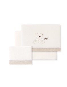 Triptico Coche Coralina Mod. Oso Lazo Beig