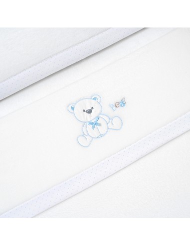 Triptico Coche Coralina Mod. Oso Lazo Bco/Azul