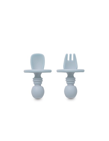 Silicone learning cutlery set (antichoking)