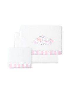 Triptico Coche Coralina Mod. Unicornio Nube Bco/Rosa