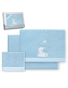 Triptico Coche Coralina Elefante Globo Corazon Azul