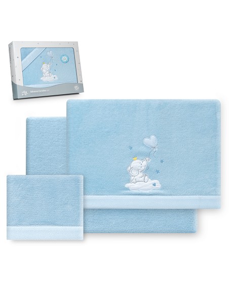 Triptico Coche Coralina Elefante Globo Corazon Azul