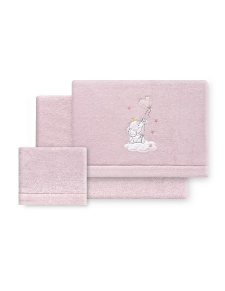 Triptico Coche Coralina Elefante Globo Corazon Rosa