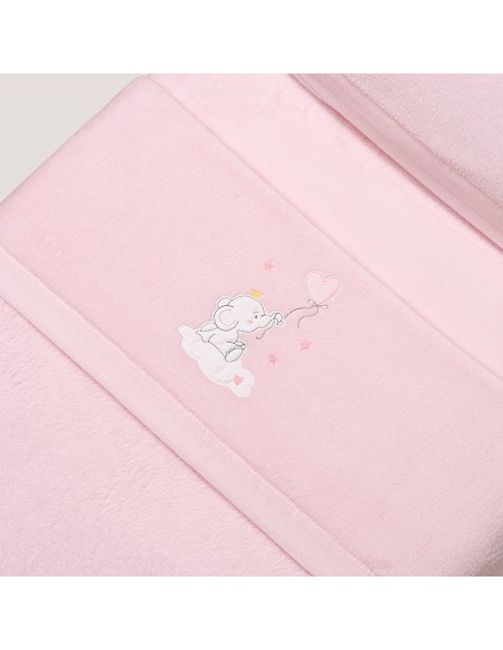 Triptico Coche Coralina Elefante Globo Corazon Rosa