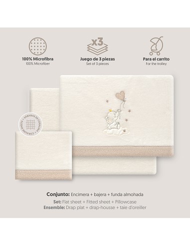 Triptico Coche Coralina Elefante Globo Corazon...