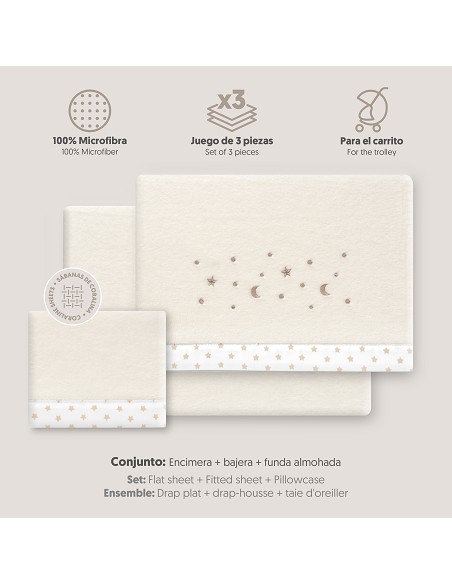 Triptico Coche Coralina Estrellas Luna Beig