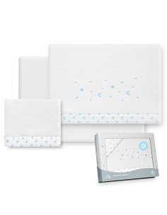 Triptico Coche Coralina Estrellas Luna Bco/Azul