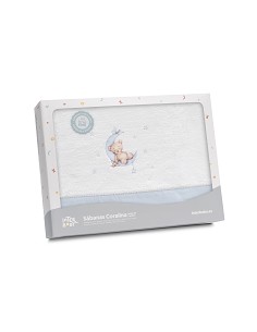 Triptico Coche Coralina Estampado Oso Luna Estrellas... 2