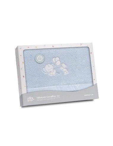 Triptico Coche Coralina Oso Elefante Globos Azul