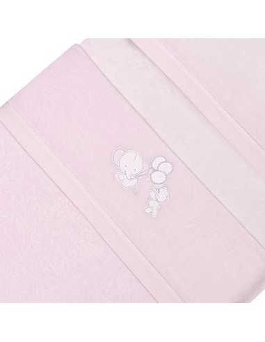 Triptico Coche Coralina Oso Elefante Globos Rosa