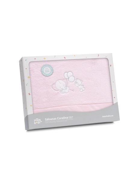 Triptico Coche Coralina Oso Elefante Globos Rosa