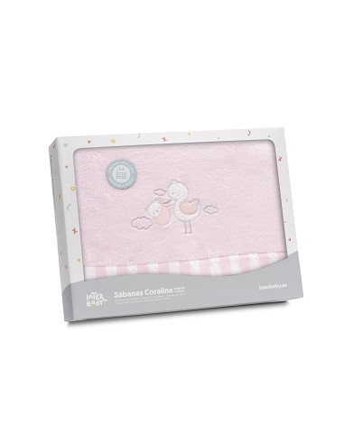 Triptico Coche Coralina Cigueña Oso Rosa