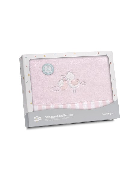 Triptico Coche Coralina Cigueña Oso Rosa