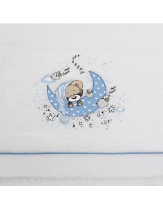 Triptico Cuna Coralina Mod New Sleeping Bco/Azul 2