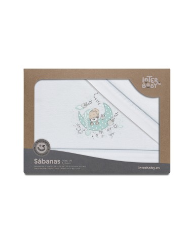 Triptico Cuna Franela Mod New Sleeping Bco/Verde