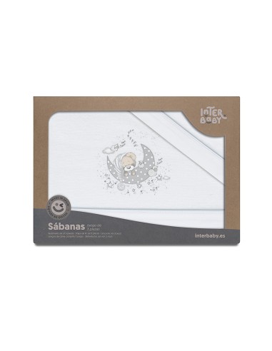 Triptico Cuna Franela Mod New Sleeping Bco/Gris