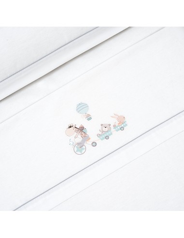 Triptico Cuna Franela Modelo Jirafa Bicicleta...