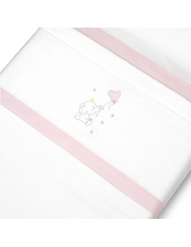 Triptico Cuna Franela Elefante Globo Corazon...