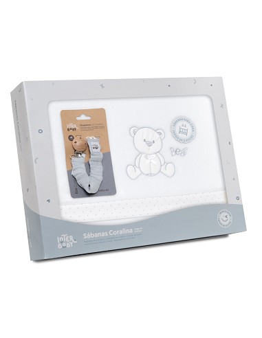 Triptico Cuna Coralina Mod. Oso Lazo+Broche...