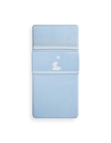 Triptico Cuna Coralina Elefante Globo Corazon Azul