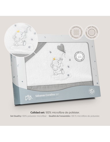 Triptico Cuna Coralina Elefante Globo Corazon...