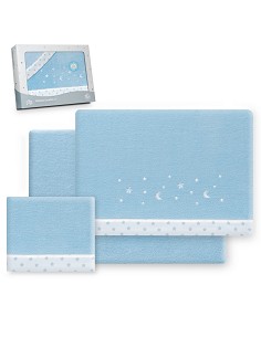 Triptico Cuna Coralina Estrella Luna Azul