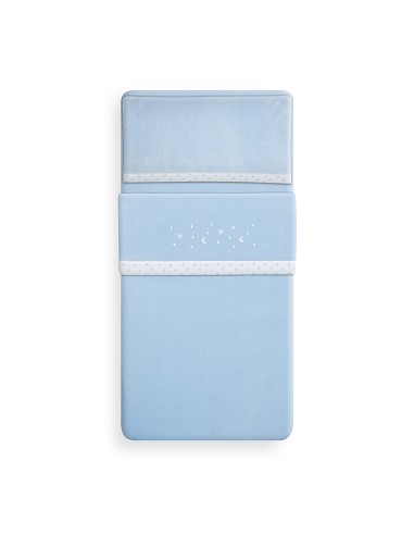 Triptico Cuna Coralina Estrella Luna Azul