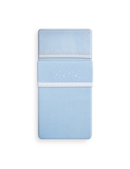 Triptico Cuna Coralina Estrella Luna Azul