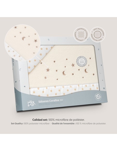 Triptico Cuna Coralina Estrella Luna Beig