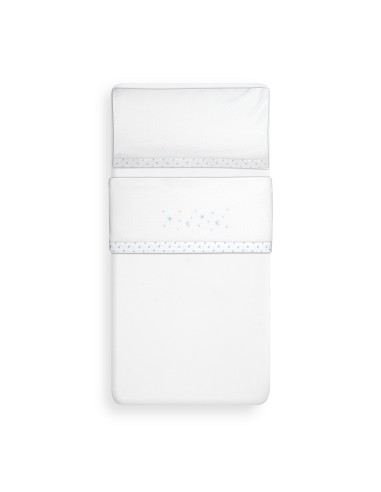 Triptico Cuna Coralina Estrella Luna Bco/Azul