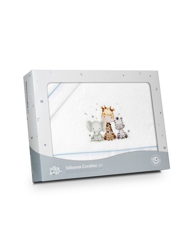 Triptico Cuna Coralina Estampado Jirafa...