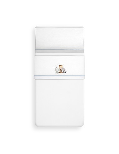 Triptico Cuna Coralina Estampado Jirafa...