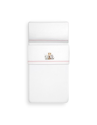 Triptico Cuna Coralina Estampado Jirafa...