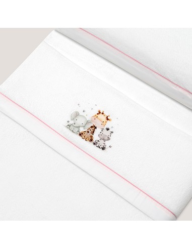 Triptico Cuna Coralina Estampado Jirafa...