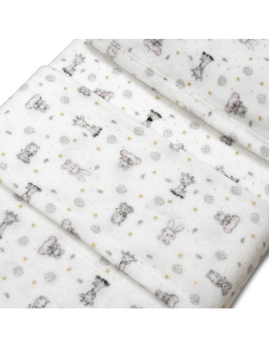 Triptico Cuna Coralina Estampado Koala Bco/Rosa