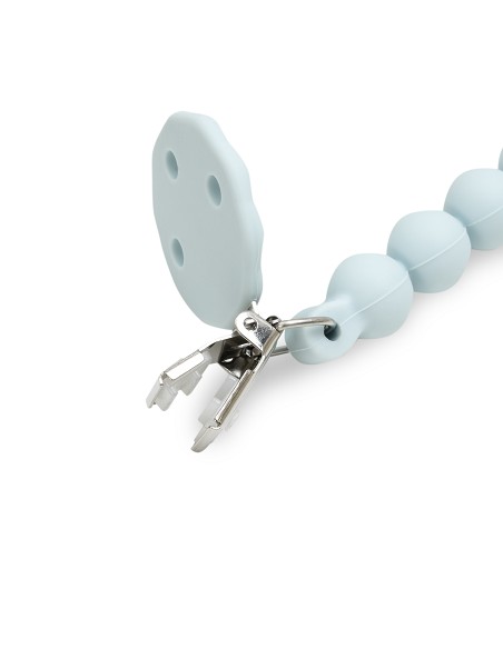 Triptico Cuna Coralina Oso Elefante Globos +Broche Azul