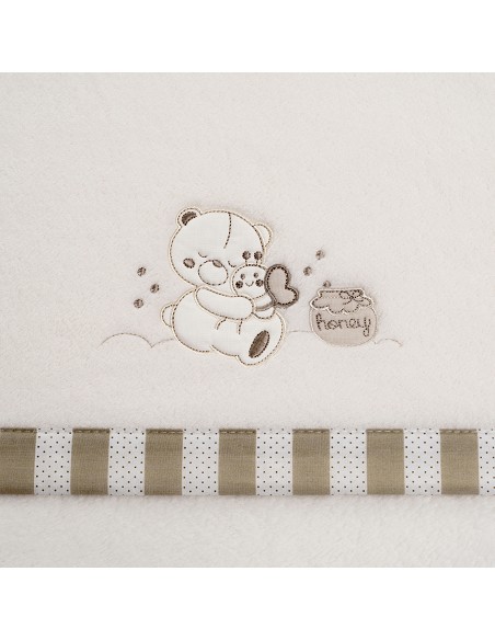 Triptico Minicuna Coralina Mod Honey Bear Beig