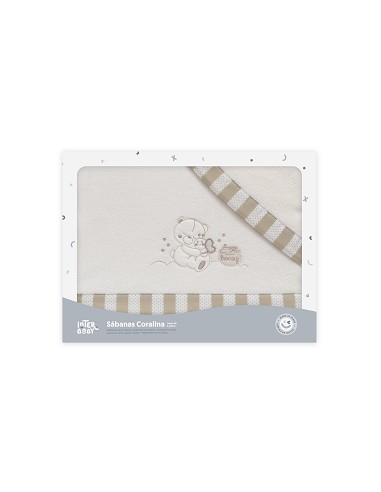 Triptico Minicuna Coralina Mod Honey Bear Beig