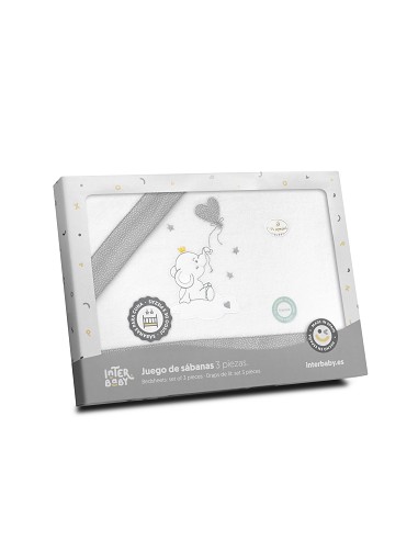 Triptico Minicuna Franela Elefante Globo...