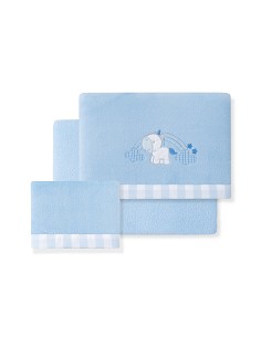 Triptico Minicuna Coralina Mod. Unicornio Nube Azul