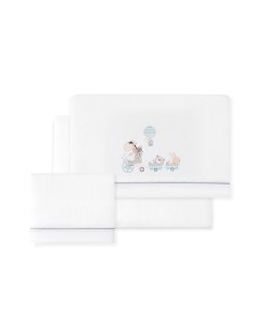 Triptico Minicuna Coralina Mod. Jirafa Bicicleta Bco/Verde