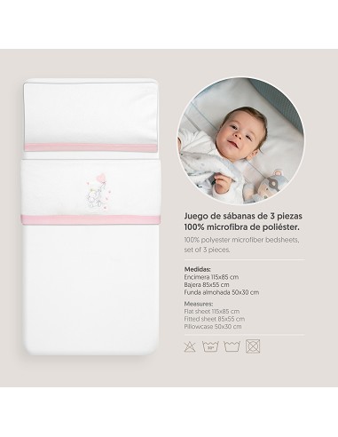 Triptico Minicuna Coralina Elefante Globo...