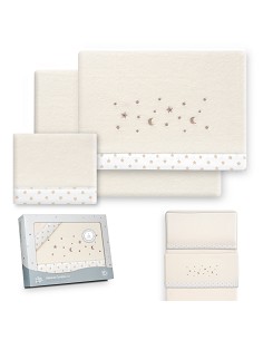 Triptico Minicuna Coralina Estrellas Luna Beig