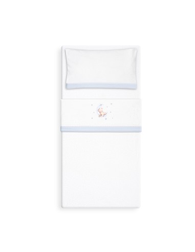 Triptico Minicuna Coralina Estampado Oso Luna...