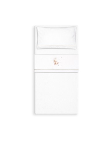 Triptico Minicuna Coralina Estampado Oso Luna...