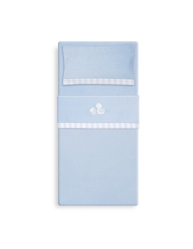 Triptico Minicuna Coralina Cigueña Oso Azul