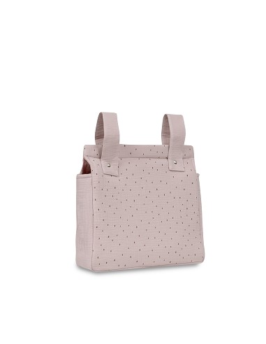 Talega Muselina Modelo Puntos Rosa Maquillaje