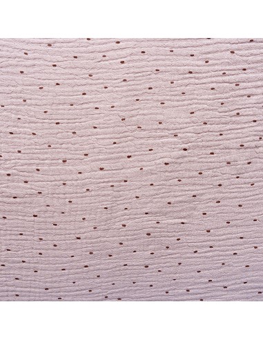 Talega Muselina Modelo Puntos Rosa Maquillaje