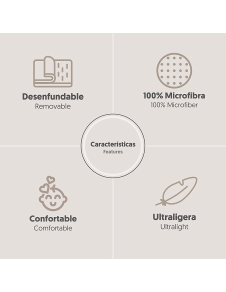 Minicuna +Textil  Mod Star Rosa